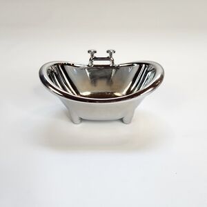UMBRA By Joel Yatscoff Silver Bathtub Trinket Holder/Dollhouse Toy